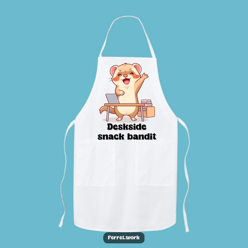 Funny Ferret Happy Dance Apron: Cook Up Laughs with this Hilarious Gift