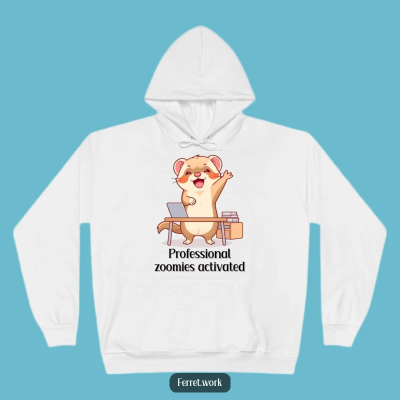 Funny Ferret Happy Dance Hoodie: Cozy up with this Hilarious Gift for Ferret Fans