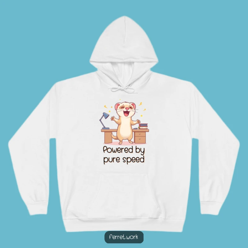 Funny Zoomie Ferret Hoodie: Get Cozy with High-Energy Celebration Vibes