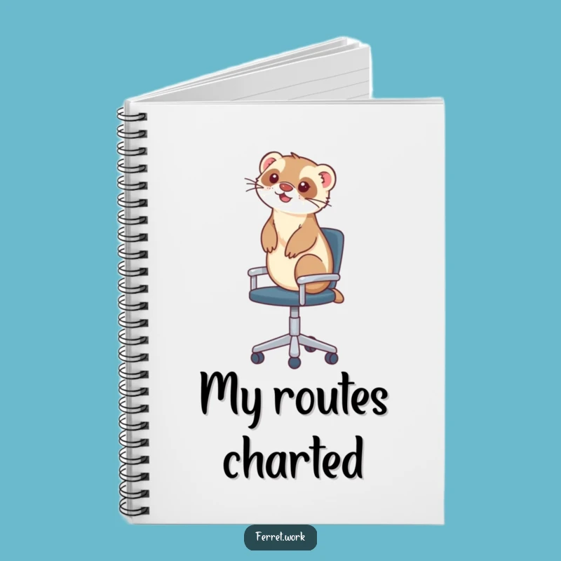 Funny Ferret Notebook: Office Chair Ideas