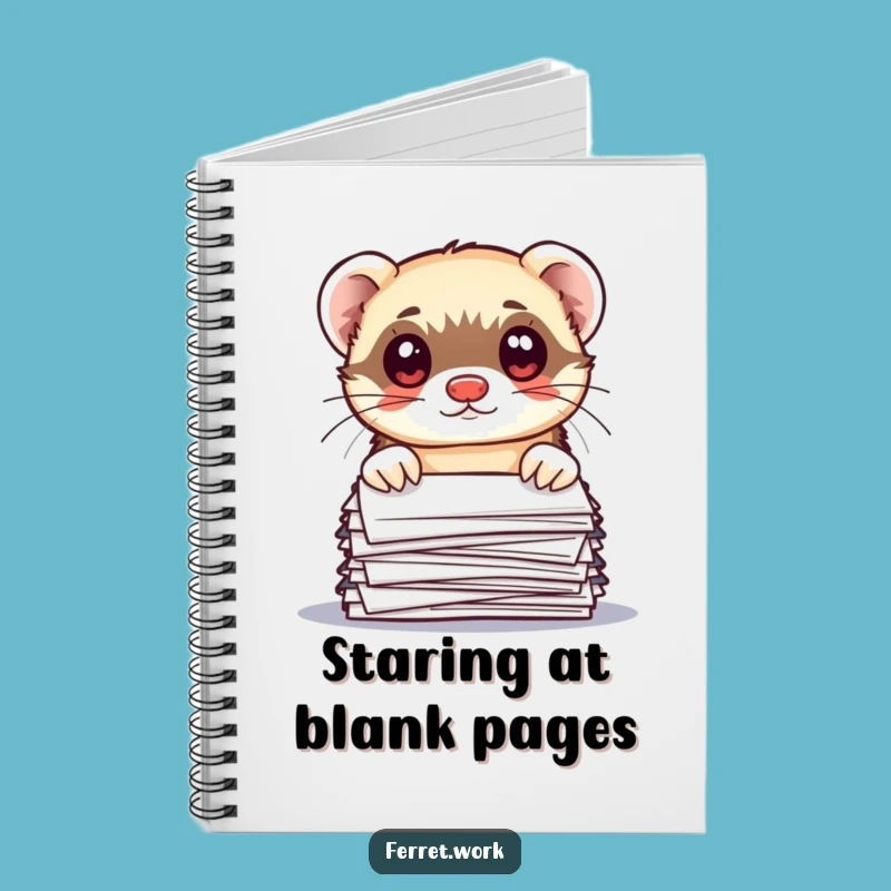 Funny Office Ferret Notebook: Jot Down Ideas & Office Shenanigans